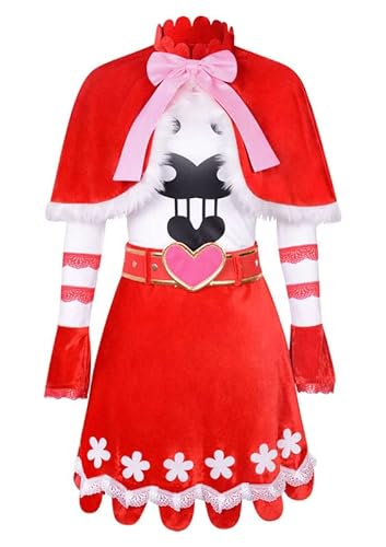 Syqiya Anime Peronaa Outfit Cosplay Costume Size XS-3XL - S - Red