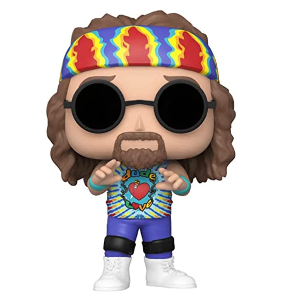 Funko 61466 POP WWE: Dude Love, Multicolor