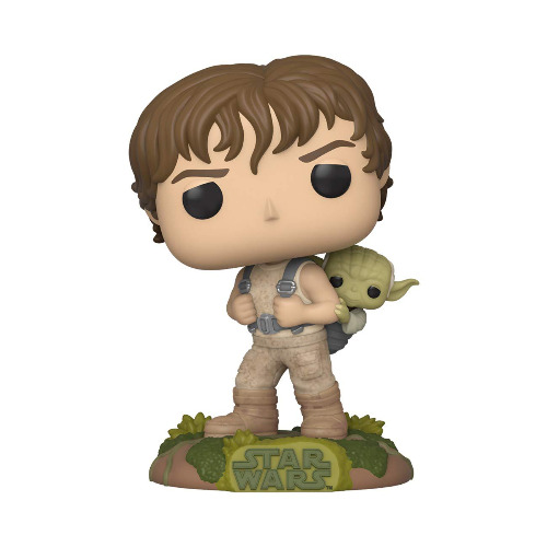Funko POP Vinyl: Star Wars - Training Luke Skywalker with Baby Yoda On His Back In A Sack Collectible Toy - Funko POP! 46768