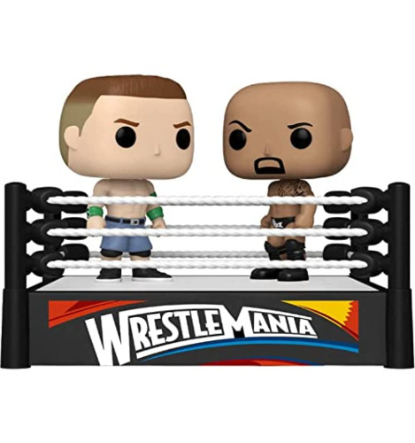 Funko 61463 POP Moment: WWE- Cena vs Rock (2012) Multicolor