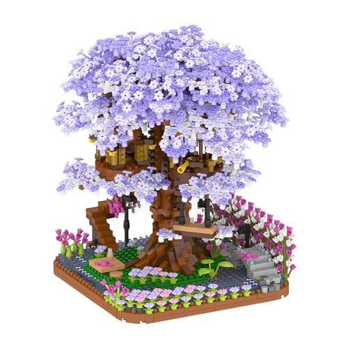 YANGUN 2200 pcs Flores Bloques de construcción, Mini Kits construcción Flores para Regalos, Flores Conjunto de construcción, Bonsai Bloques de construcción, Regalo para Adultos y Niños