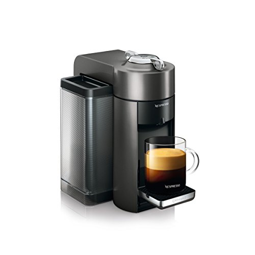 Nespresso Vertuo Coffee and Espresso Maker,1597 ml, by De'Longhi, Graphite Metal - Machine Only - Graphite Metal