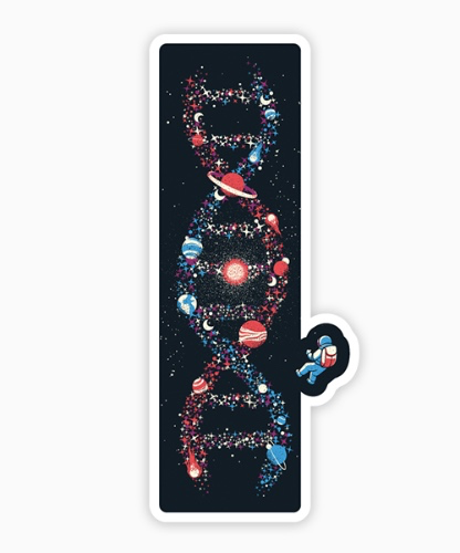 DNA Astronaut - Sticker