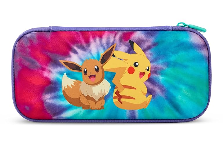Tie-dye Pikachu & Eevee Slim Case for Nintendo Switch