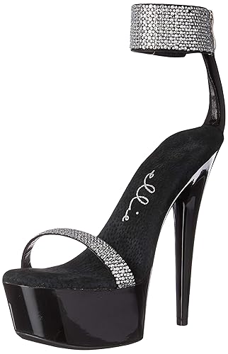 Ellie Shoes Women's Anika Heeled Sandal - 10 - Black