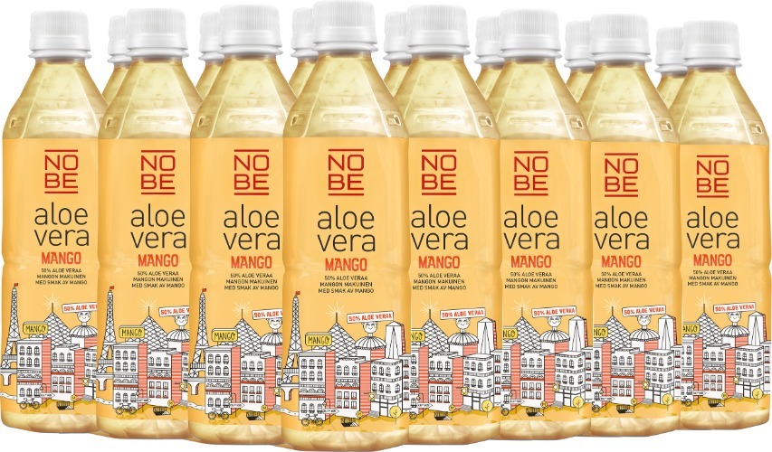 NOBE aloe vera Mango -virvoitusjuoma, 500 ml, 20-PACK 44,99