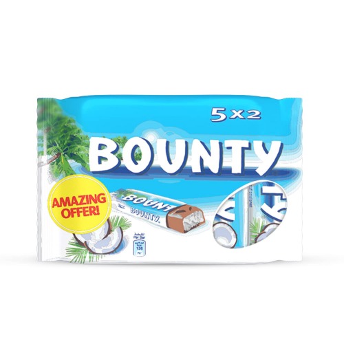 Bounty Chocolate Value Pack 5 x 57 g
