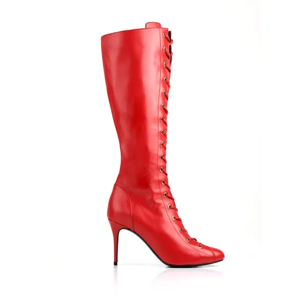 Bandit - 85 mm - Rouge - Cuir mat