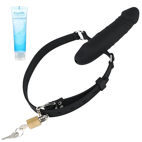 Double Penis gag with Lock