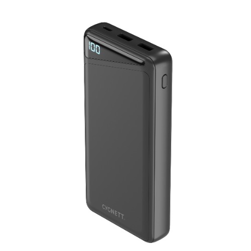 20,000 mAh Power Bank - Black | Default Title
