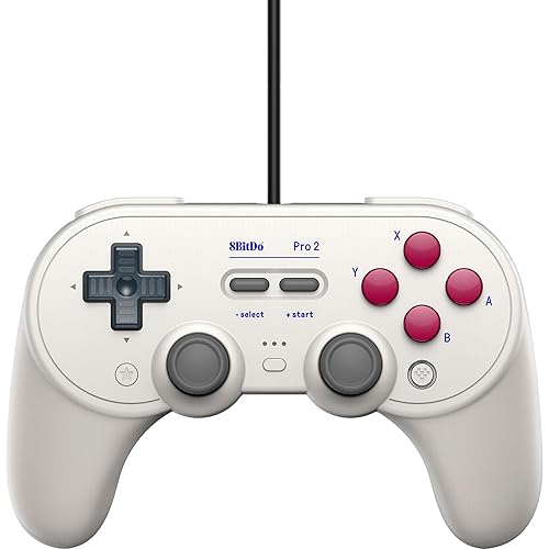 8BitDo Pro 2 Wired Controller for Switch, Windows, Steam Deck & Raspberry Pi (G Glassic Edition) - G Classic Edition