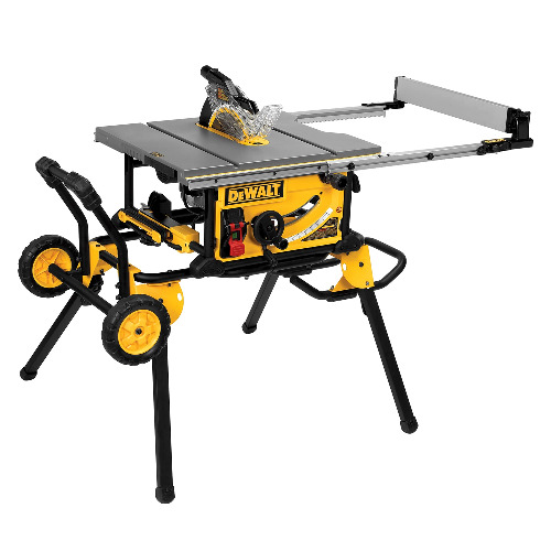 DEWALT 10-Inch Table Saw, 32-1/2-Inch Rip Capacity (DWE7491RS) - 10-Inch Tablesaw w/Stand Tablesaw