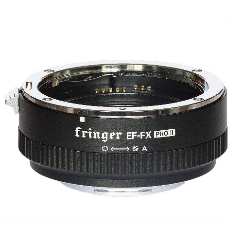 Fringer EF-FX PRO II Fuji Auto Focus Mount Adapter Built-in Electronic Aperture Automatic Compatible with Canon EOS EF Lens to Fujifilm X-Mount X-T3 X-T4 X-Pro3 X-T200 X-A7 XT100 XT30 X-H2 XE XT XPro2 - 
