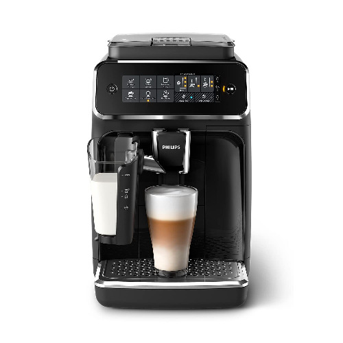 PHILIPS 3200 Series Fully Automatic Espresso Machine w/ LatteGo, Black, EP3241/54 - LatteGo