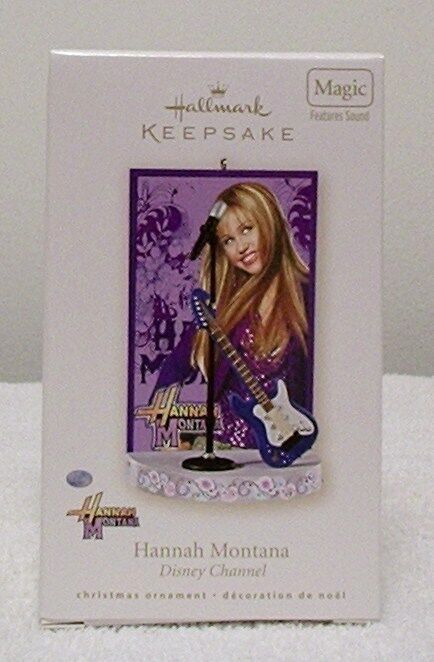 Hallmark Ornament HANNAH MONTANA   MAGIC   SOUND  brand new