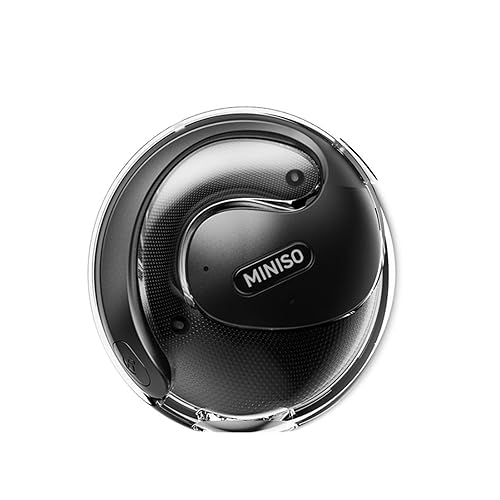 MINISO X15 Pro Translation Earbuds Wireless Bluetooth 5.4 OWS AI Headphones Support 148 Languages Translation Real Time Translator Earbuds Support Playing Music Phone Calls Black - X15PRO Black with AI