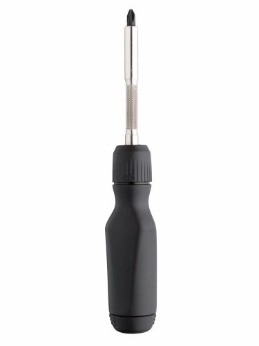 Screwdriver | All Black / Silver Shaft
