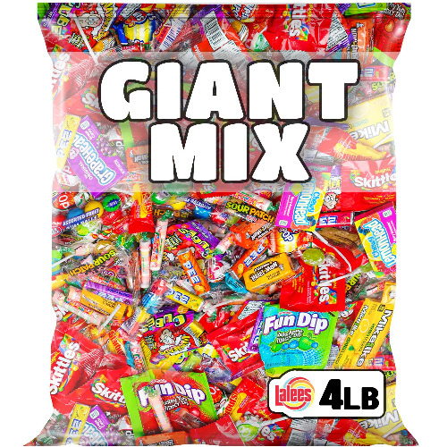 Candy Variety Pack - Bulk Parade Candy - 1.8 Kg - American Candy - Gift Bag Stuffers - Assorted Candy - Individually Wrapped Candy - Party Mix - Candy Assortment - 4 Pounds - 