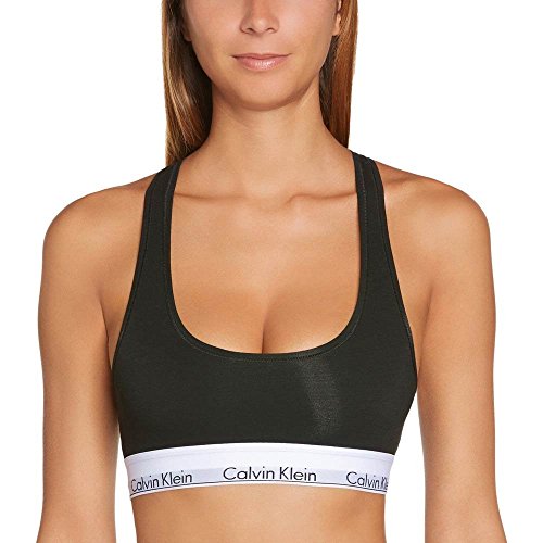 Calvin Klein Sujetador Bralette Mujer Deportivo - M - Negro (Black)