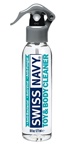 SWISS NAVY - Toy & Body Cleaner - Designed for Hygenic Cleaning of Toys & Intimate Areas - For Any Skin Type - 177ml - Sin sabor - 177 ml (Paquete de 1)