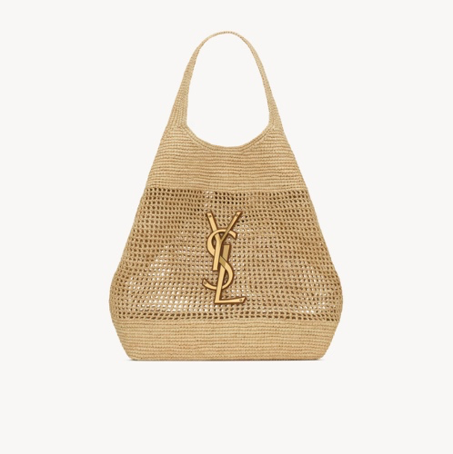 Ysl Icare bag in raffia