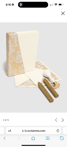 Versace wax seal set