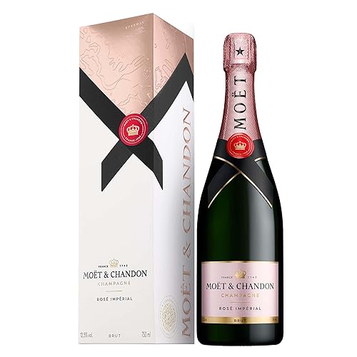 Moët & Chandon Rosé Impérial Champagner in Geschenkverpackung, 0,75L - Mit Geschenkverpackung - 75cl