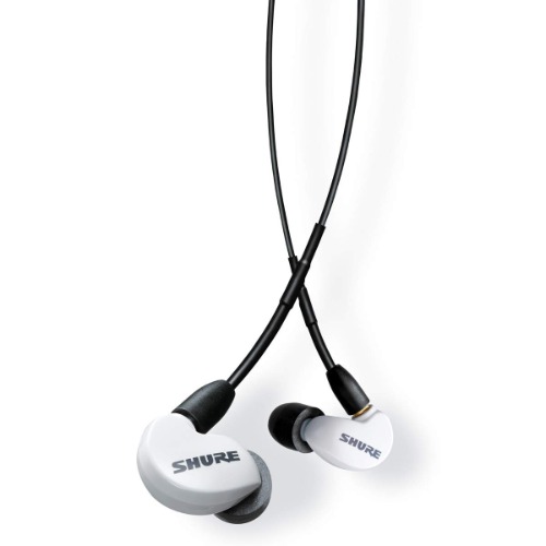 Shure AONIC 215 Wired Sound Isolating Earphones (White) - White