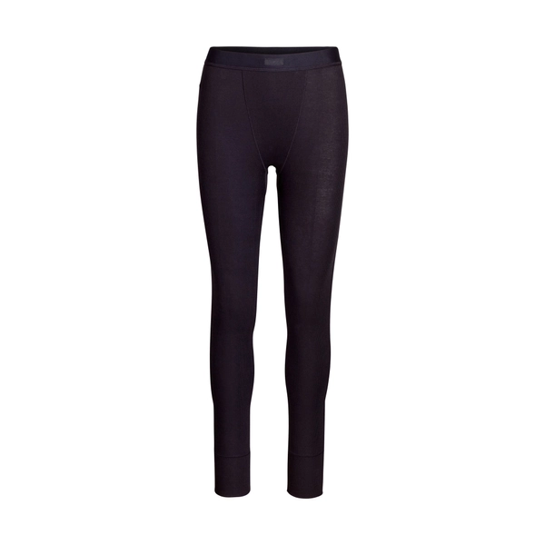 COTTON RIB LEGGING | SOOT