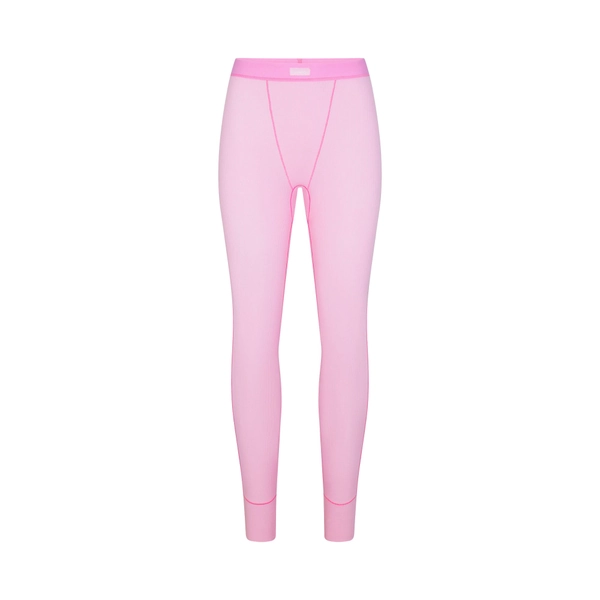 COTTON RIB LEGGING | BUBBLE GUM