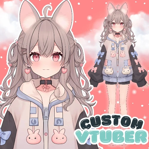 Custom Vtuber model for your priestess