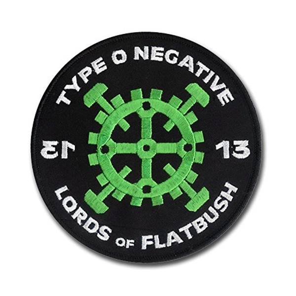 Lords of Flatbush Embroidered Patch - Type O Negative - 4 3/4" embroidered patch with Merrowed Edge and Wax Backing - Hard Rock and Roll