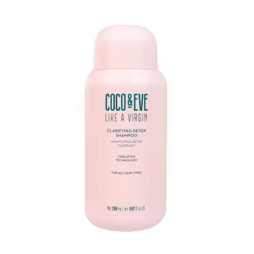 Coco and Eve Clarifying Detox Shampoo. Remove Hard Water & Product Build Up. With Hibiscus Cider Vinegar to Detox Scalp. Color Safe & Non-Stripping. (280 ml)