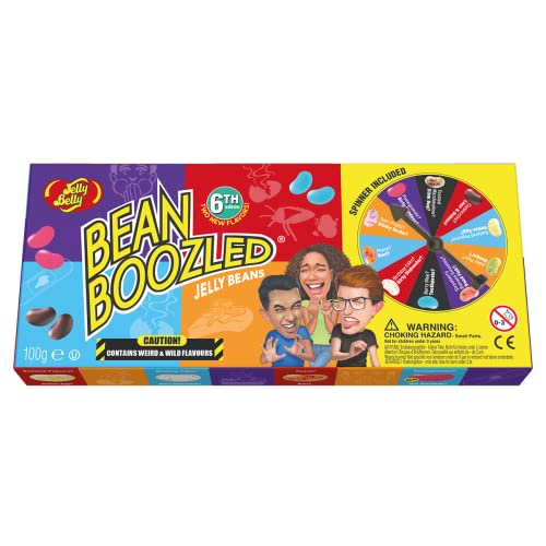 Jelly Belly Jelly Beans, Bean Boozled 5th Edition, Spinner Set - 100g - Assorted - 100 g (Pack of 1)