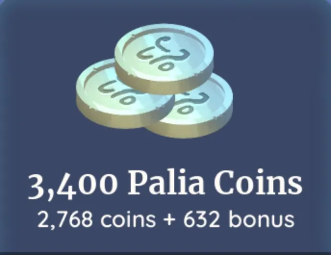 3400 Palia Coins