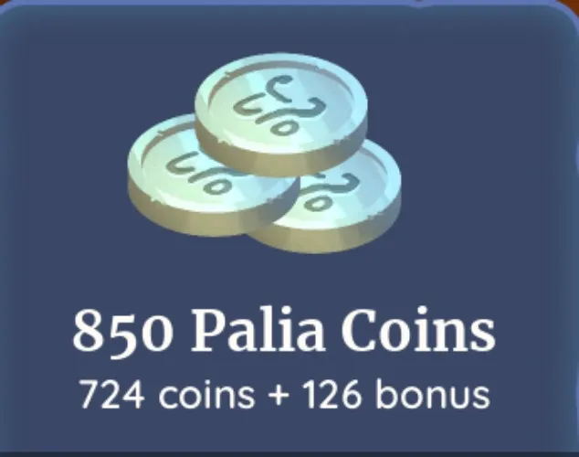 850 Palia Coins