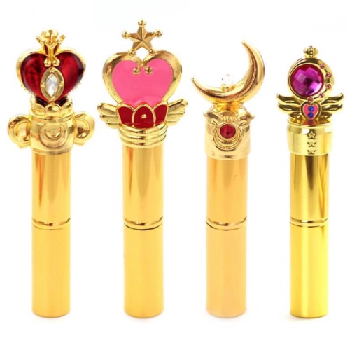 Magical Girl Wand Brushes - Full 4 Piece Gold Brush Set