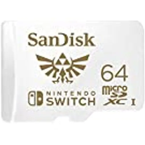 SanDisk 64GB microSDXC-Card, Licensed for Nintendo-Switch - SDSQXAT-064G-GNCZN