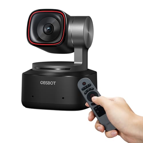OBSBOT Tiny 2 Remote Combo : Tiny 2 Webcam 4K + Tiny Smart Remote 2