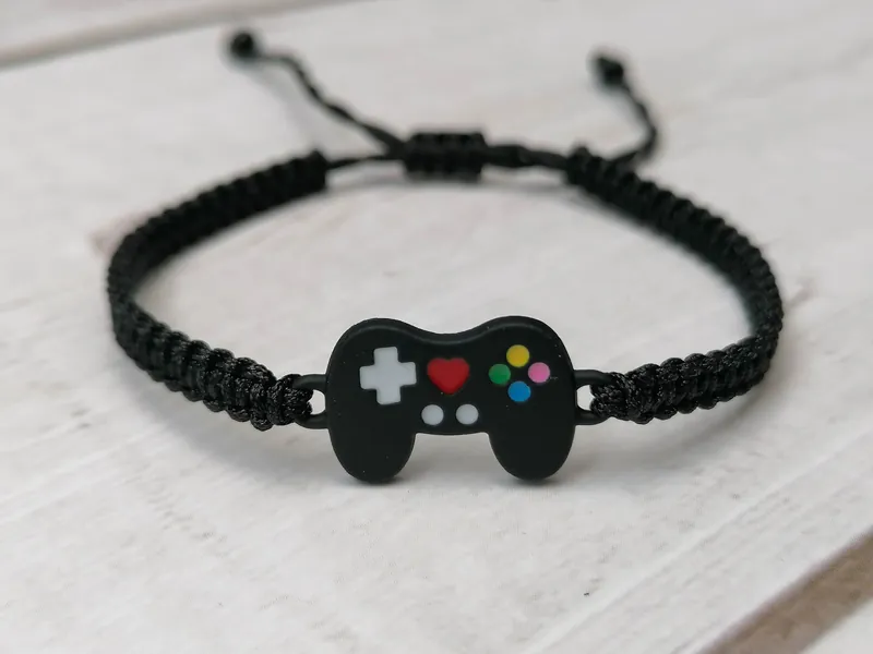 31 Colours, Game Controller Bracelet, Gamer Bracelet, Game Controller Gift
