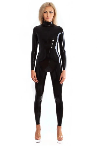 Black Latex Catsuit