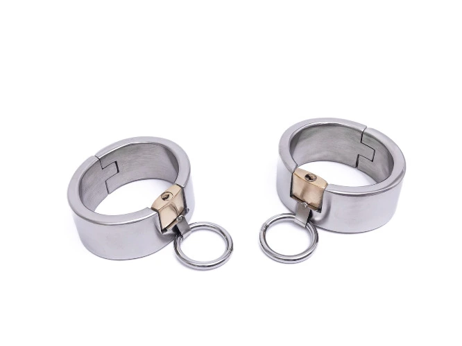 Thick Stainless Steel Ankle Cuffs