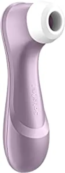 Satisfyer Pro 2 Air-Pulse Clitoris Stimulator - Non-Contact Clitoral Sucking Pressure-Wave Technology, Waterproof, Rechargeable (Violet) - Violet