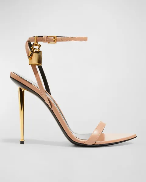 105mm Lock Stiletto Sandals