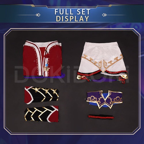 【Size XS-2XL】DokiDoki-R Game League of Legends Cosplay Ahri Costume | M Costume Only-PRESALE