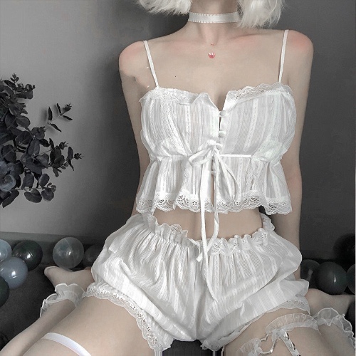 Summer Princess Jammies - White / M