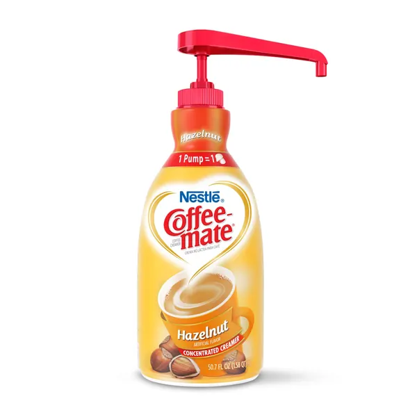 Coffee Mate Hazelnut Creamer with Pump, 1.5l