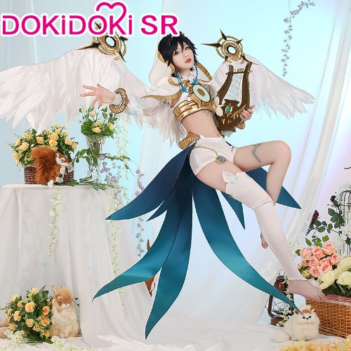 【  Ready For Ship】DokiDoki-SR Game Genshin Impact Cosplay Venti Archon Costume Manga | M