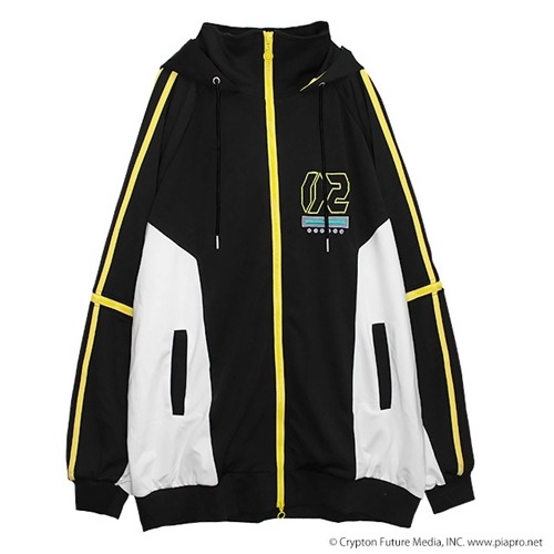 Kagamine Rin/Len Jersey Hoodie (F) LIS-RNLN-0004-BK LISTEN FLAVOR APPAREL

