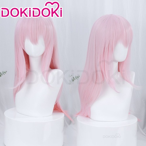 DokiDoki Anime Super Sonico Cosplay  Wig Long Straight Pink Hair | Wig Only-PRESALE